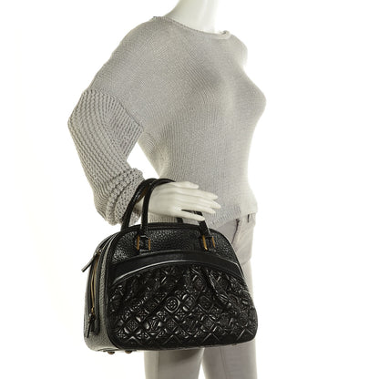 Louis Vuitton Lambskin Vienna Mizi Black 2 of 7