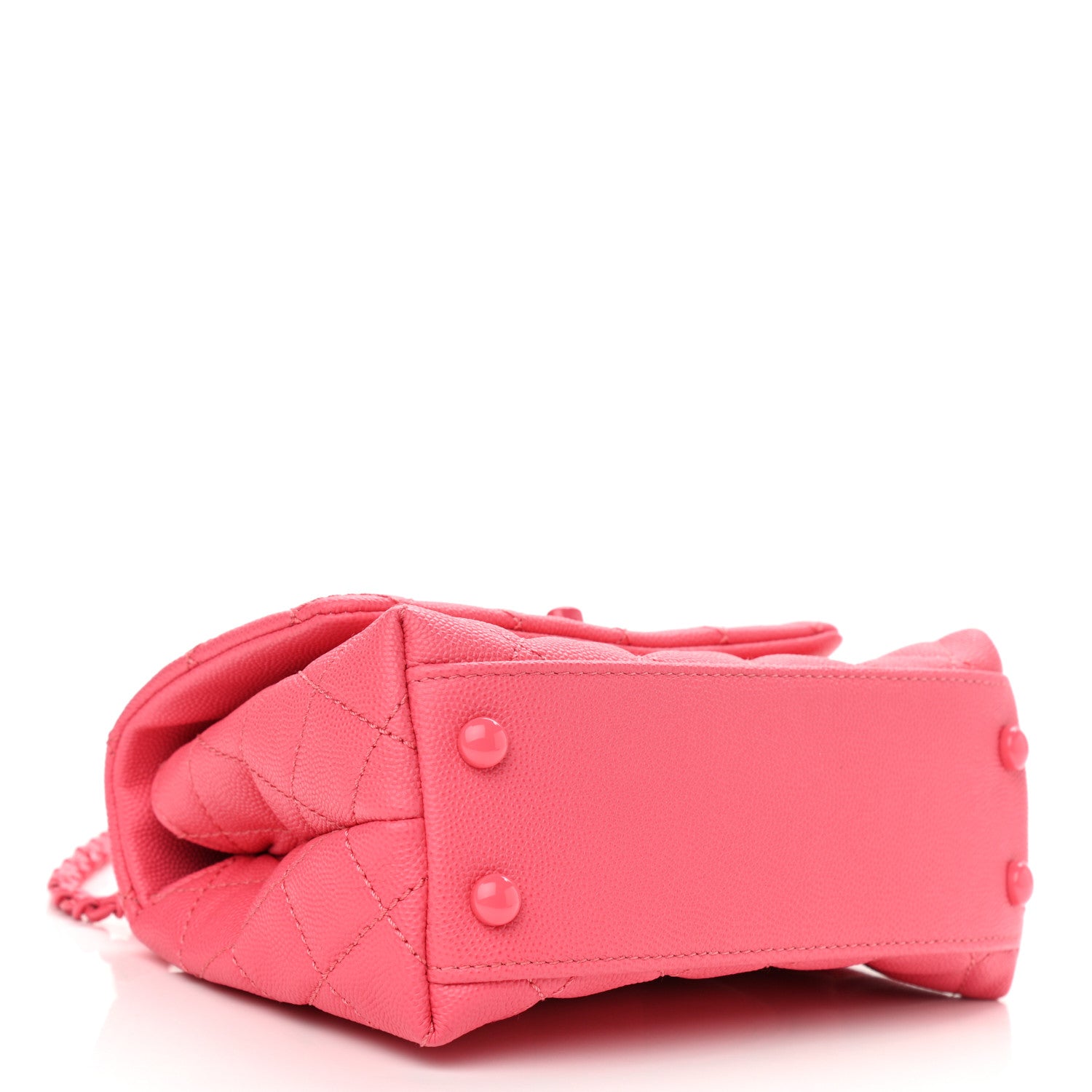 Chanel Caviar Quilted Incognito Extra Mini Coco Handle Flap Pink 4 of 11