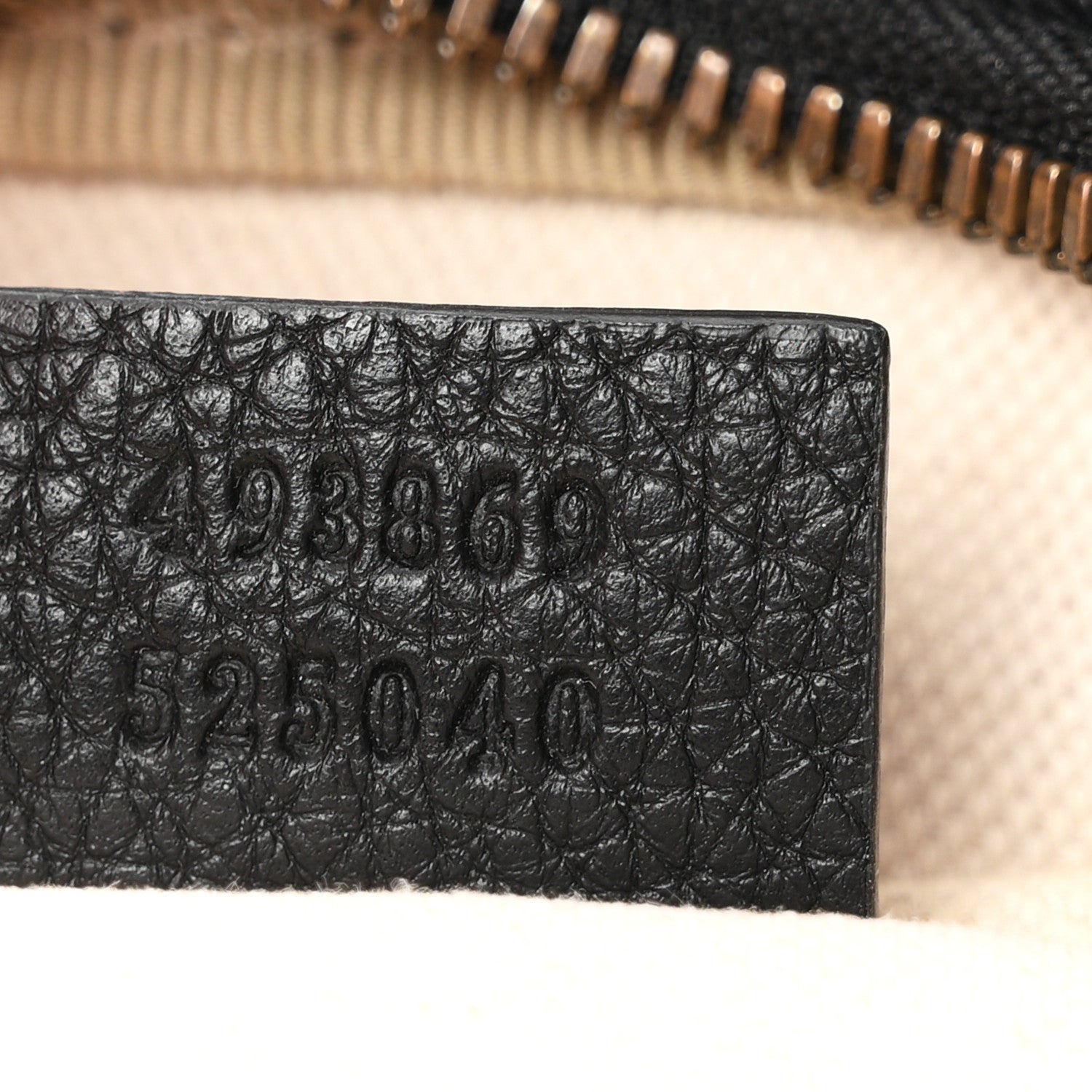 Gucci Grained Calfskin Logo Belt Bag Black 6 of 9