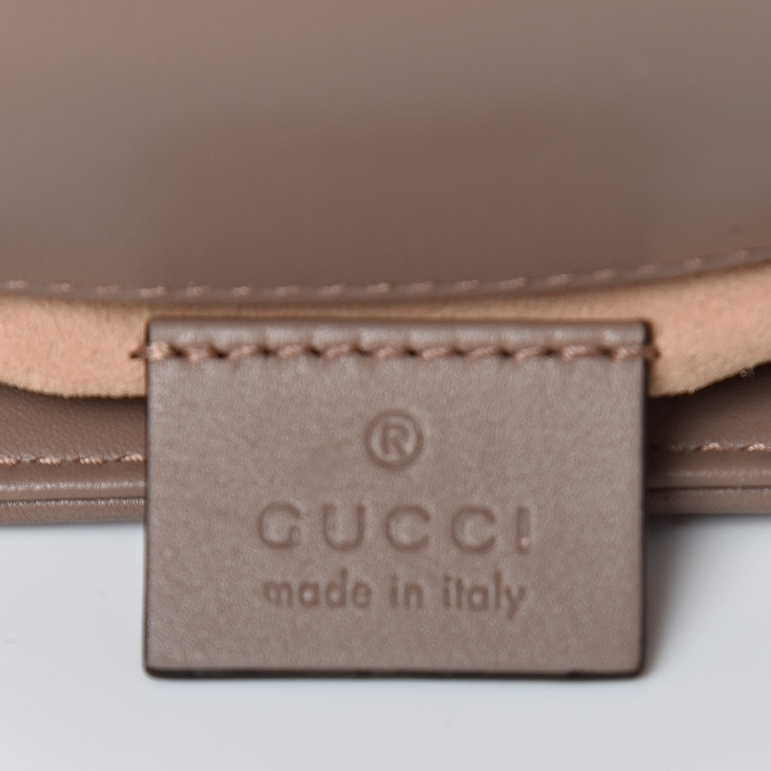 Gucci Calfskin Matelasse Super Mini GG Marmont Shoulder Bag Porcelain Rose 6 of 10