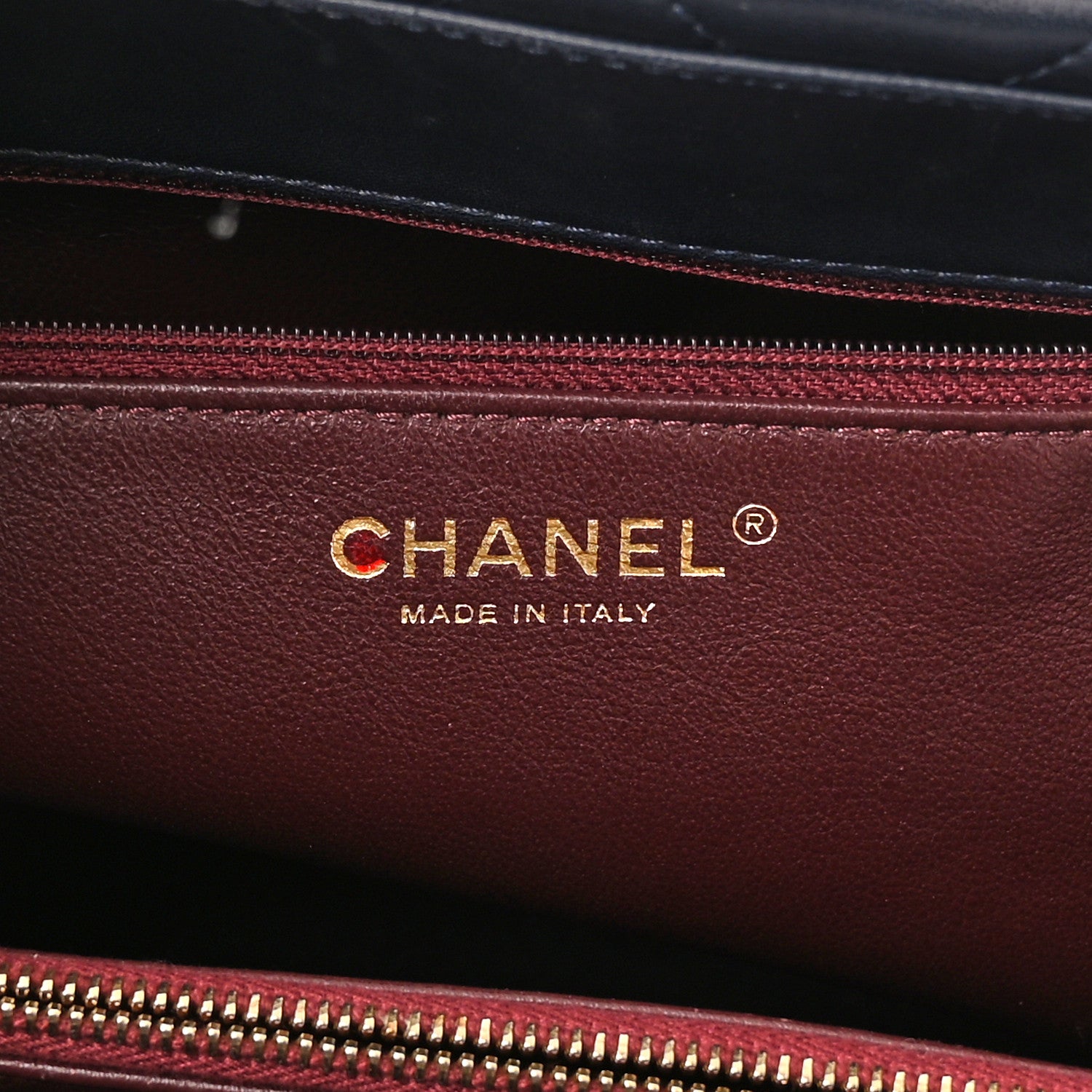 Chanel Lambskin Quilted Trendy CC Shopping Tote Navy 6 of 11