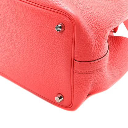 Hermes Taurillon Clemence Picotin Lock 18 PM Rose Jaipur 9 of 9