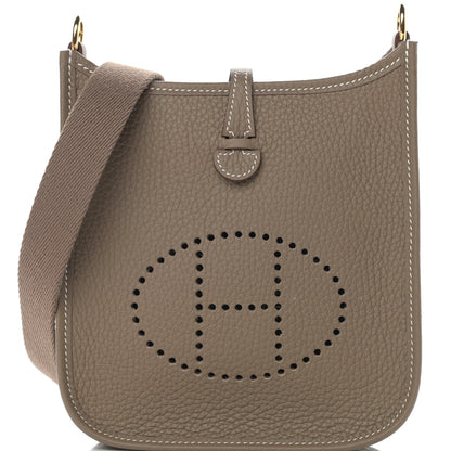 Hermes Taurillon Clemence Evelyne TPM Etoupe 8 of 12