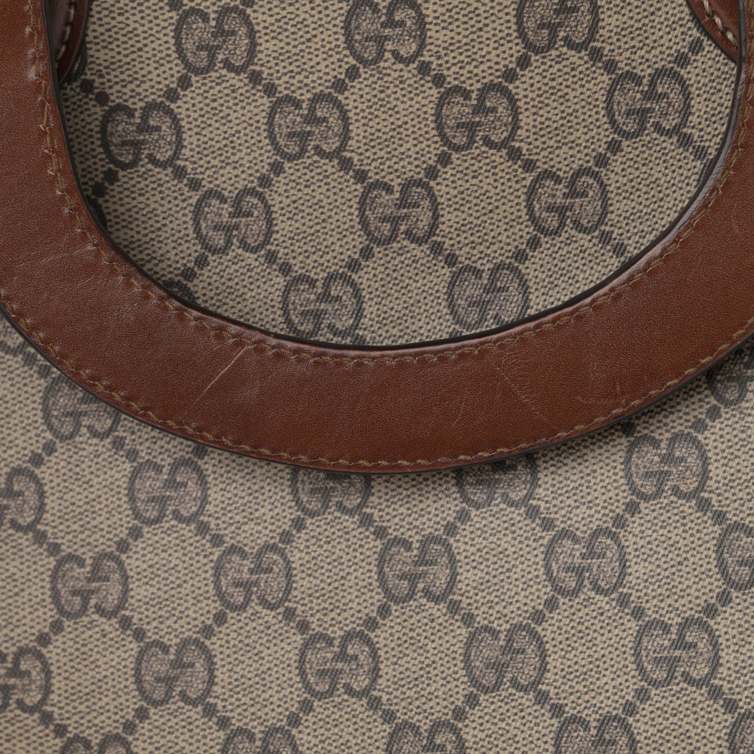 Gucci GG Supreme Monogram Reversible Tote Beige Tuscany 21 of 25
