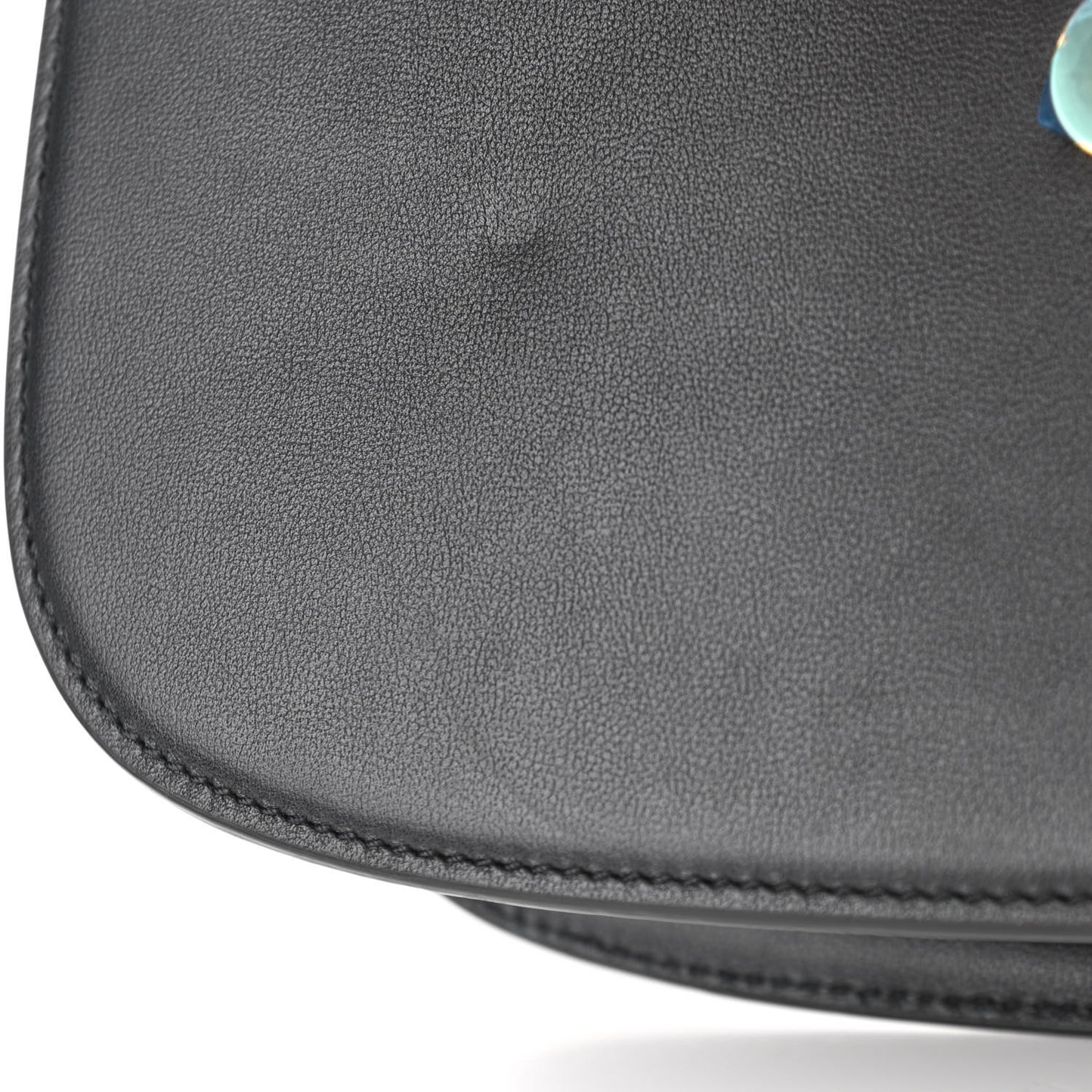 Smooth Calfskin Supervee Shoulder Bag Black