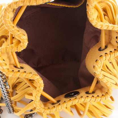 Stella McCartney Shaggy Deer Fringe Falabella Bucket Bag Sun 5 of 7