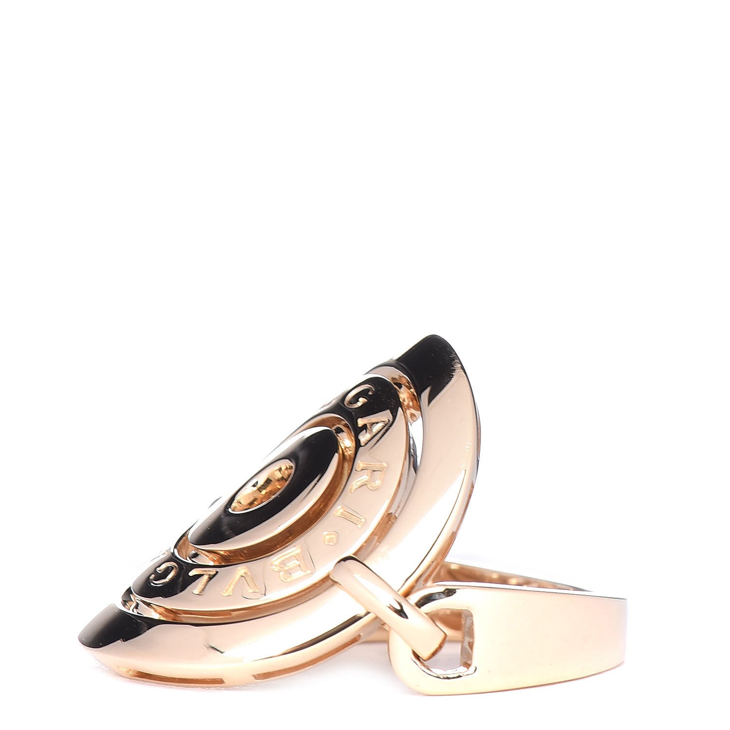 Bulgari 18K Yellow Gold Astrale Cerchi Ring 51 5.75 3 of 7