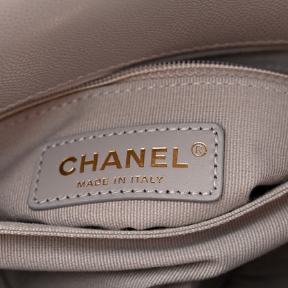 Chanel Caviar Quilted Mini Bracelet On Chain Flap Grey 6 of 16