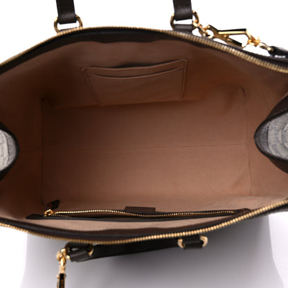Gucci GG Supreme Monogram Web Medium Ophidia Tote Bag Brown 5 of 10