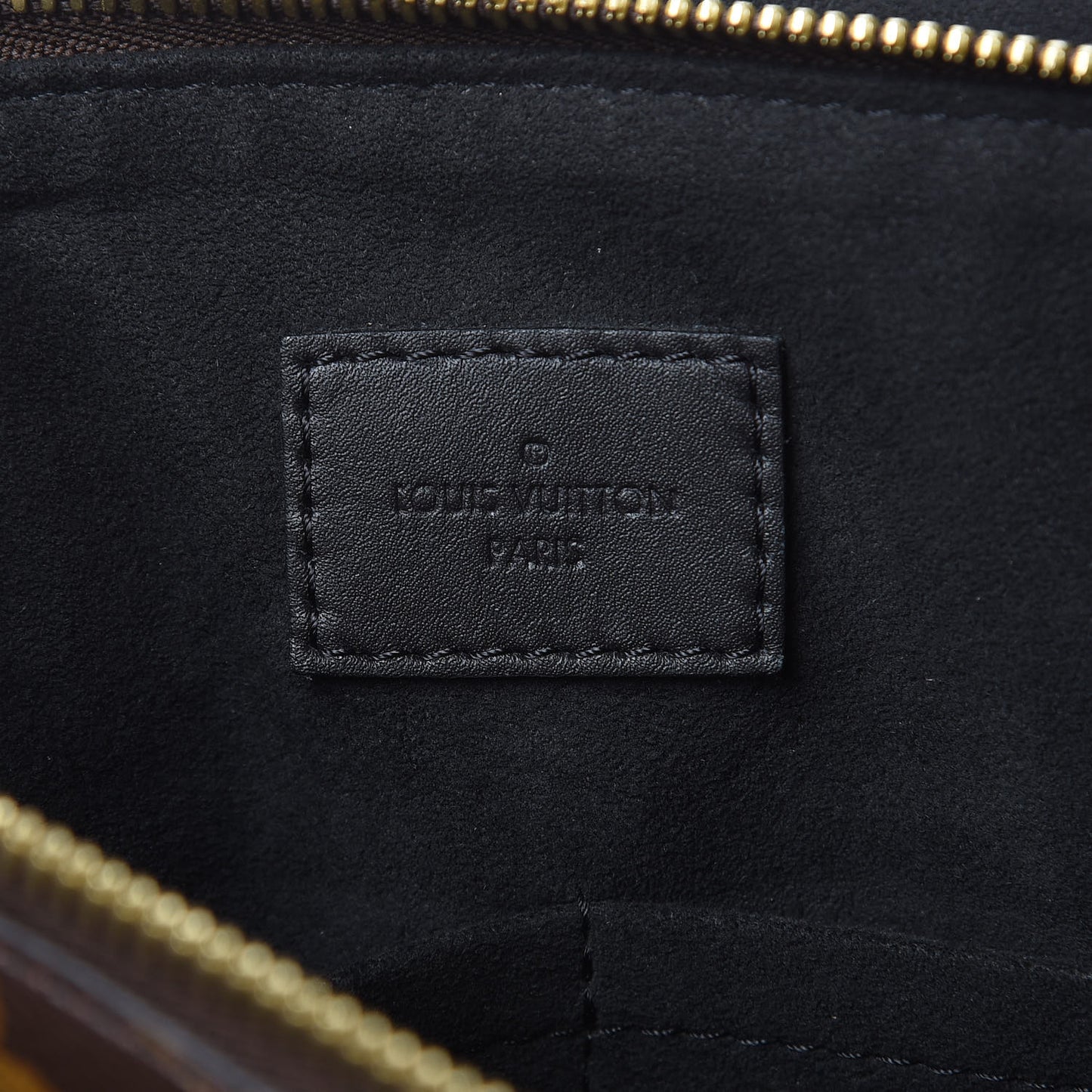 Monogram Flower Zipped Tote PM Black