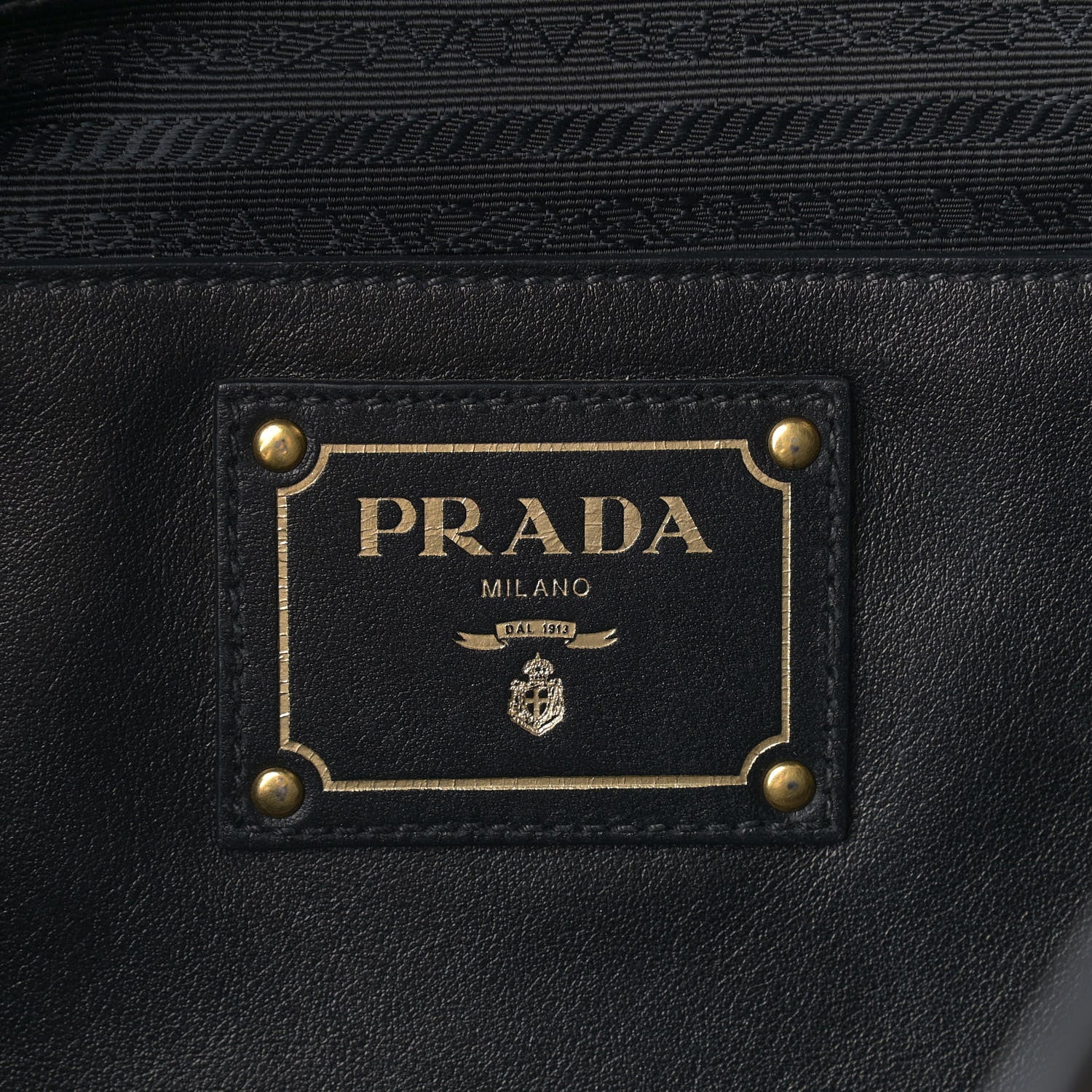 Prada Soft Calf Shopping Tote Black 5 of 11