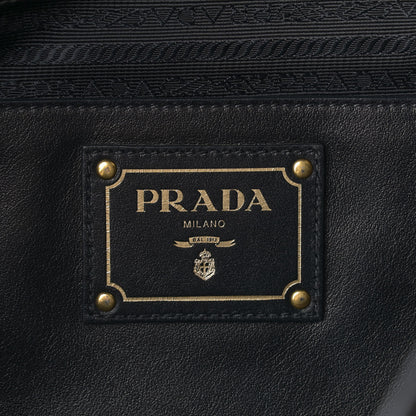 Prada Soft Calf Shopping Tote Black 5 of 11