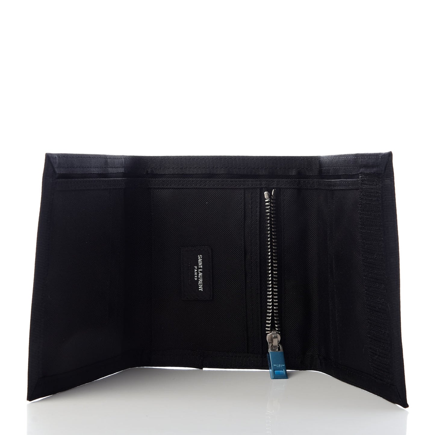Nylon Print Bandana Tiny Buffalo Wallet Black