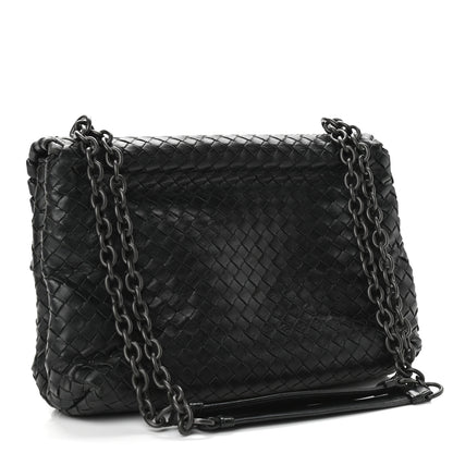 Bottega Veneta Nappa Intrecciato Large Olimpia Bag Black 3 of 11