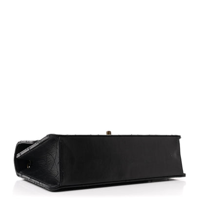 Chanel Calfskin Stitched Medium Single Flap Black 4 of 15