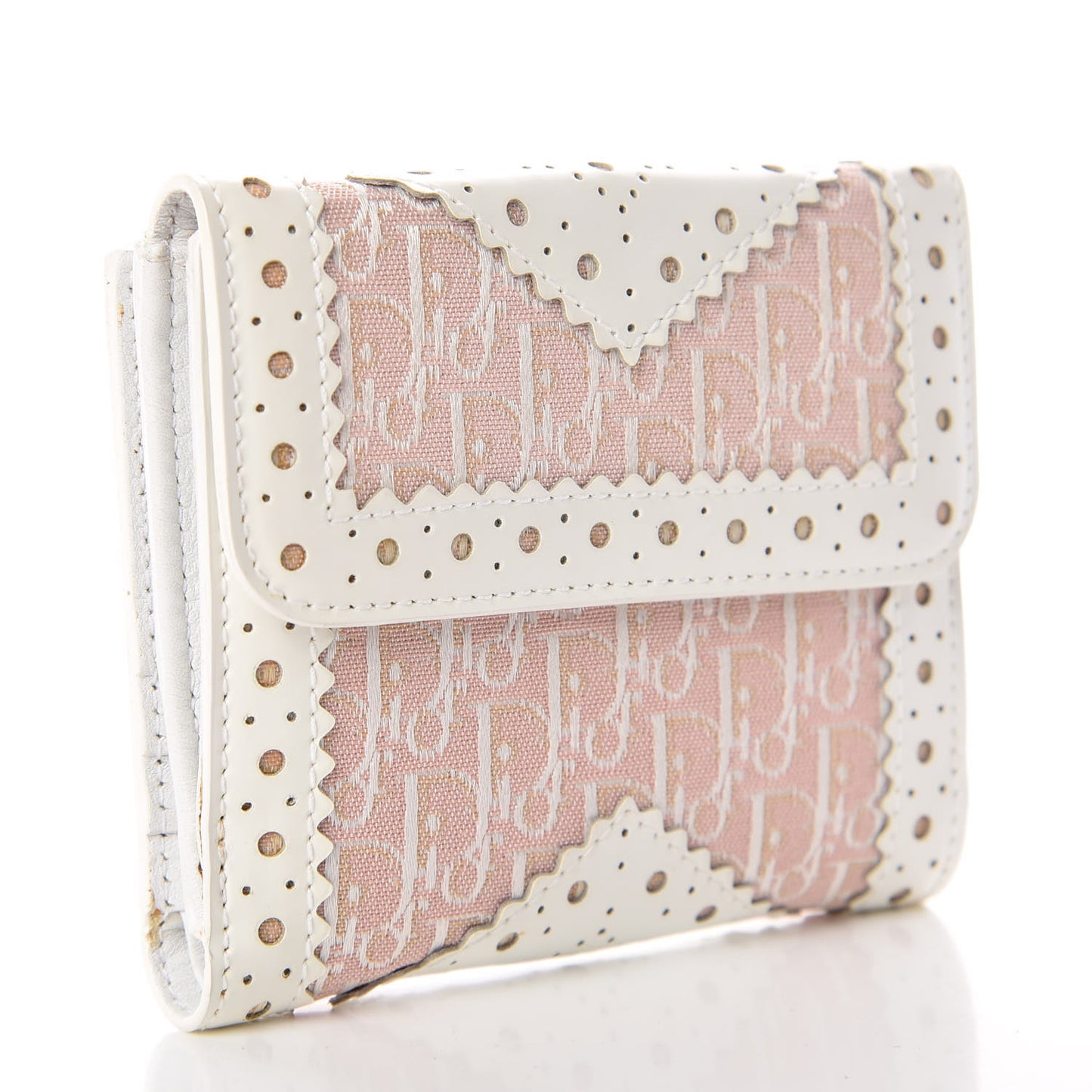 Monogram Compact Wallet Rose Clair