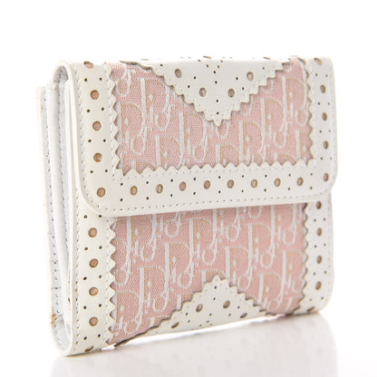 Christian Dior Monogram Compact Wallet Rose Clair 3 of 14
