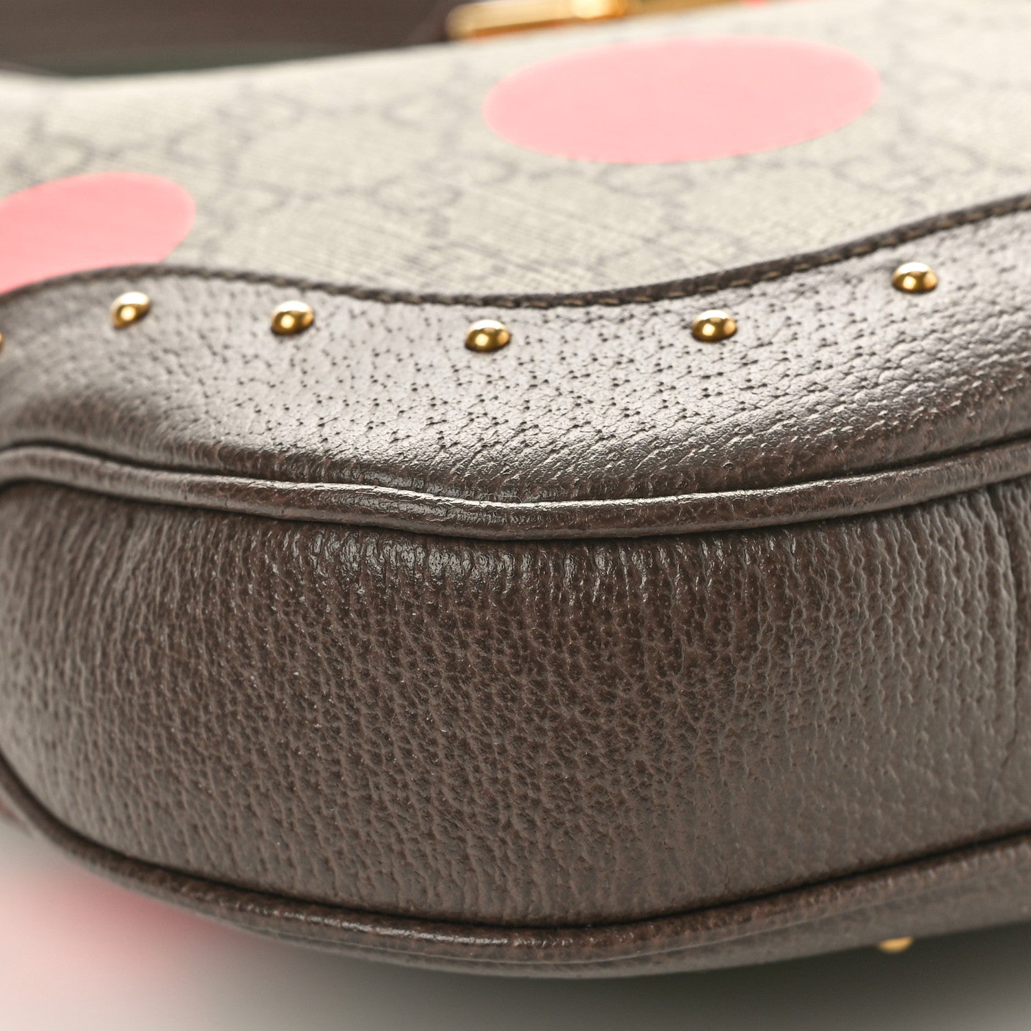 Gucci GG Supreme Monogram Web Geometric Small Jackie 1961 Beige Multicolor Brown Sugar 9 of 10