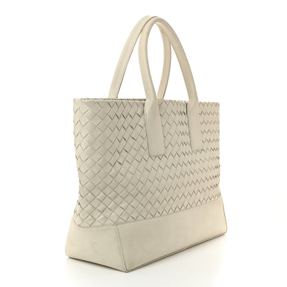 Bottega Veneta Nappa Intrecciato Tote Bag White 3 of 14