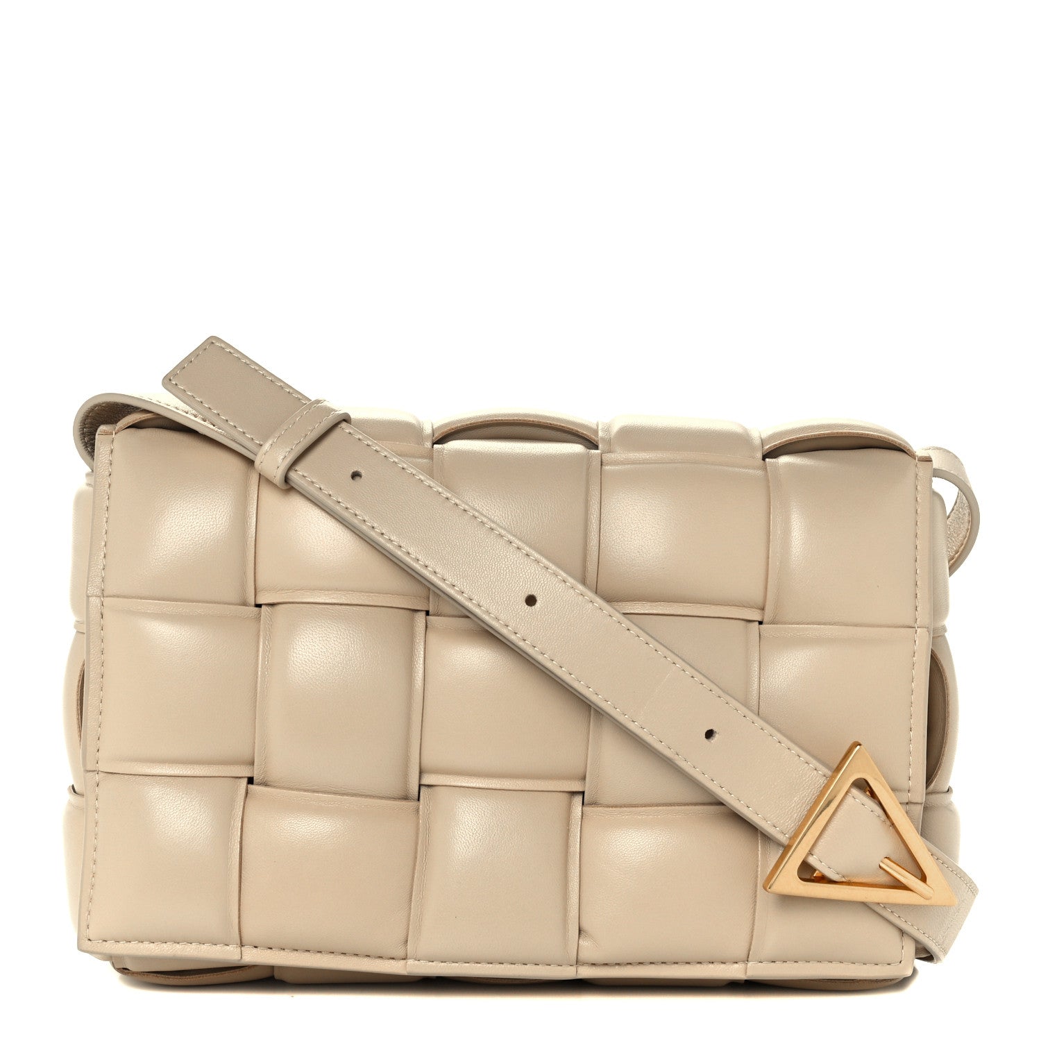 Bottega Veneta Nappa Maxi Intreccio Padded Cassette Crossbody Bag Porridge 1 of 12