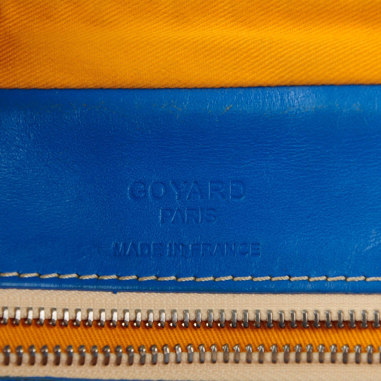 Goyard Goyardine Small Ambassade Briefcase Sky Blue 6 of 8