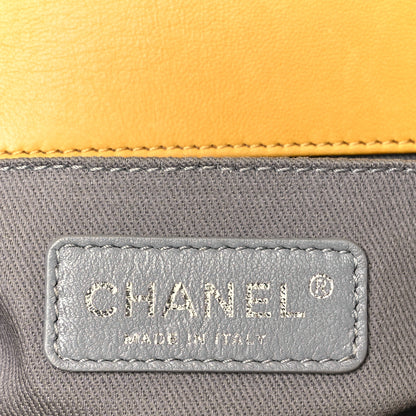 Chanel Velvet Quilted Small Boy Flap Yellow 6 of 10