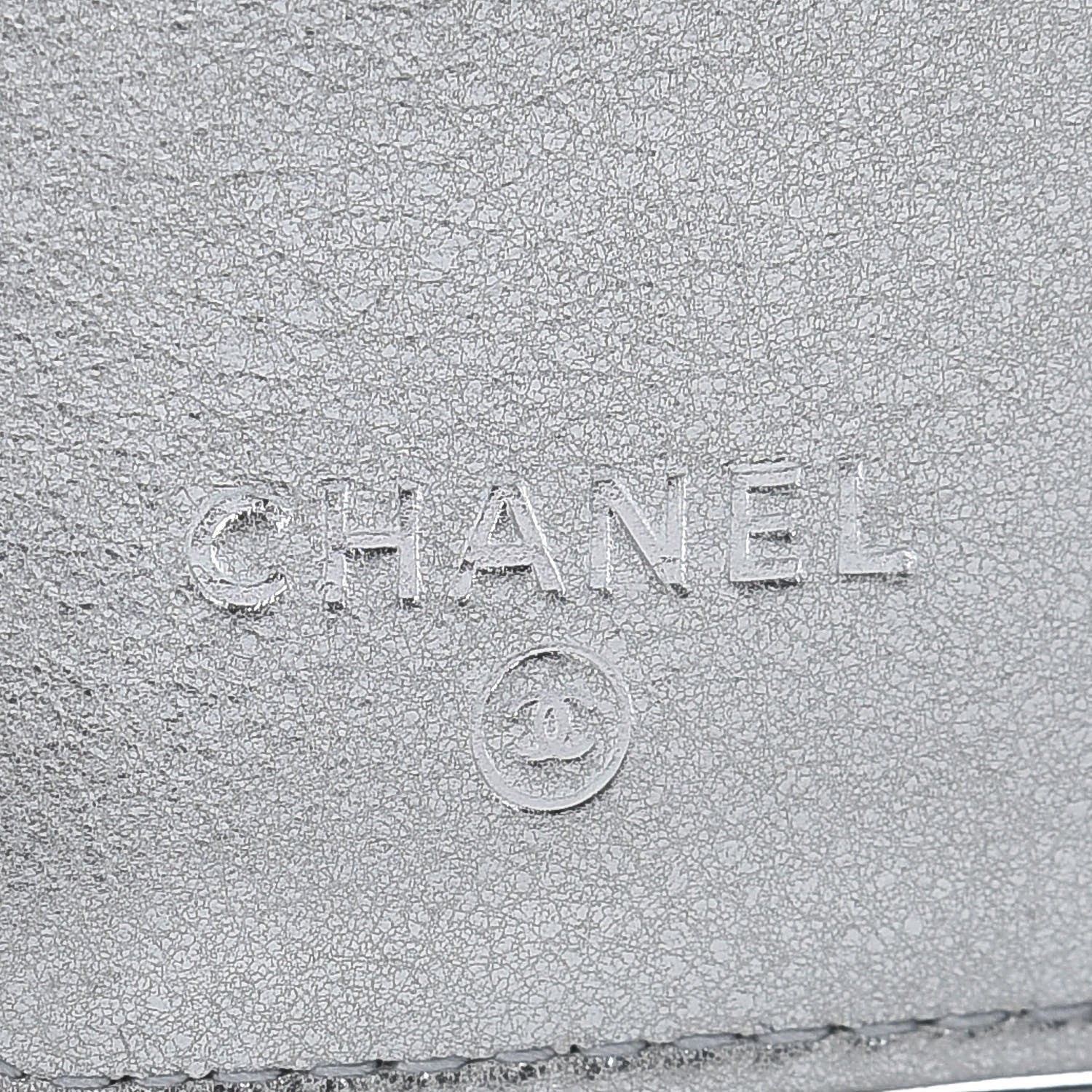 Chanel Lambskin Timeless CC Yen Wallet Black Silver 6 of 9