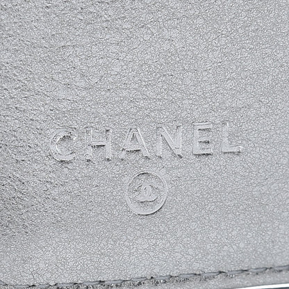 Chanel Lambskin Timeless CC Yen Wallet Black Silver 6 of 9