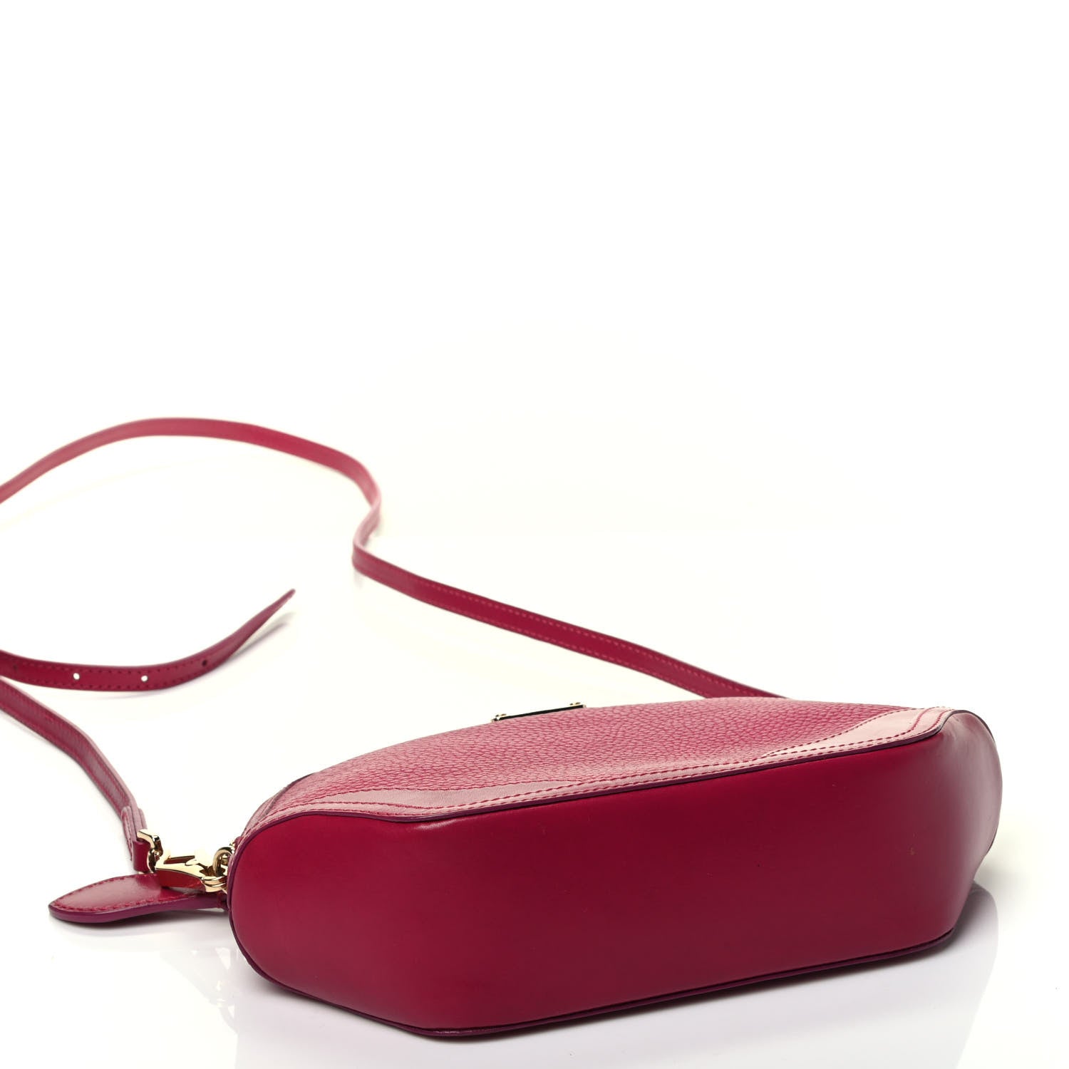 Burberry Grained Calfskin Orchard Crossbody Bright Rhubarb Pink 3 of 4