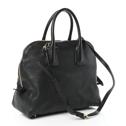 Burberry London Grainy Calfskin Small Greenwood Bowling Bag Black 3 of 9