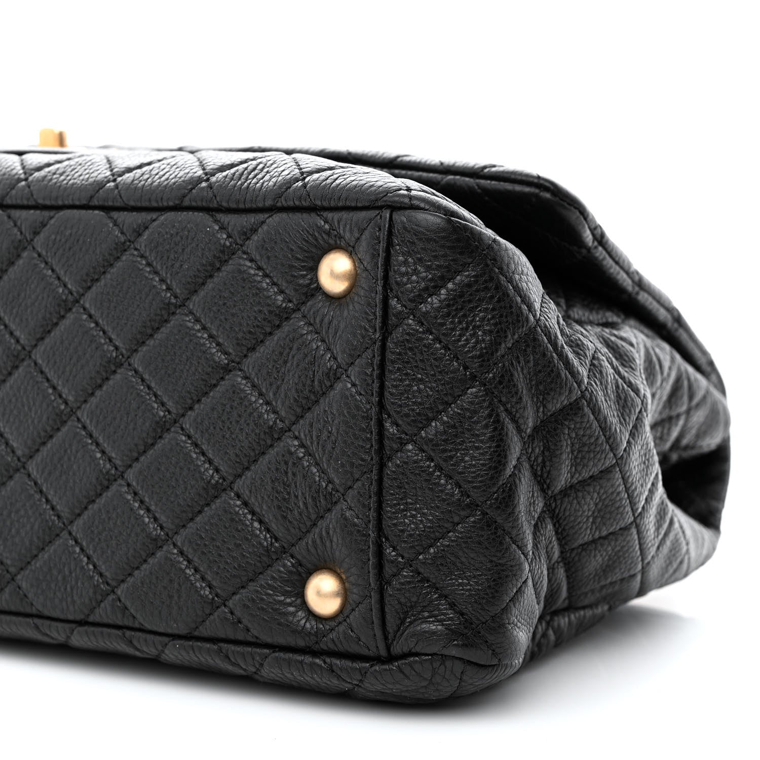Chanel Calfskin Quilted XXL Travel Flap Bag Black 10 of 10