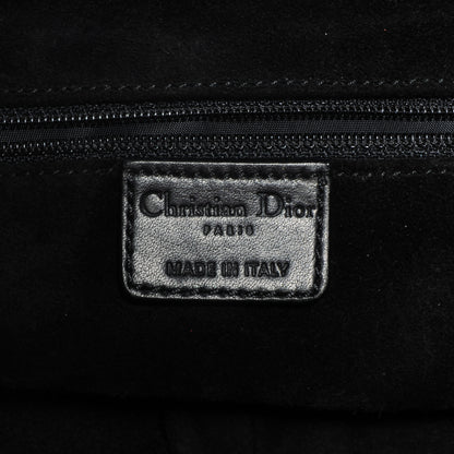 Christian Dior Leather Suede Rebelle Hobo Black 6 of 9