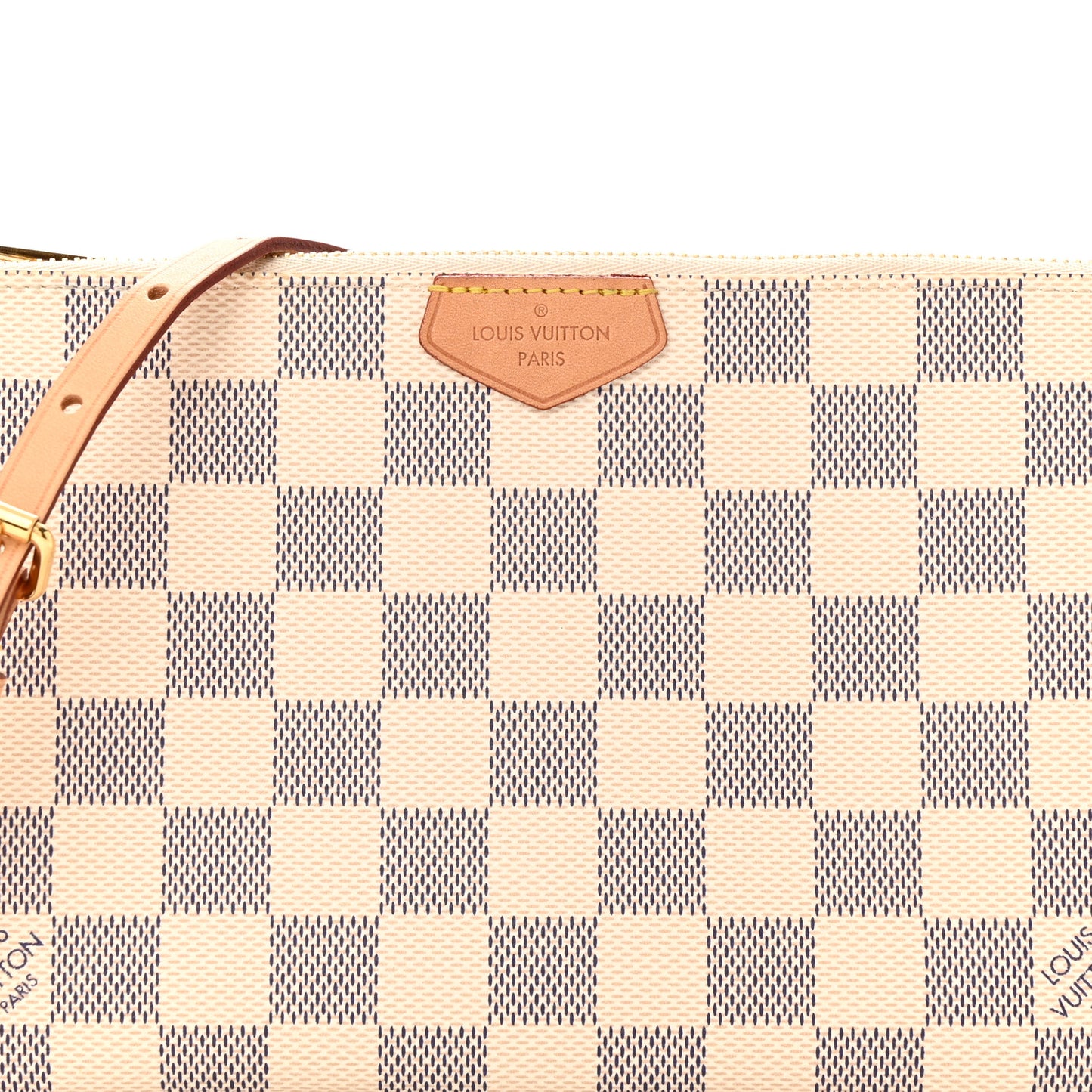 Damier Azur Double Zip Pochette
