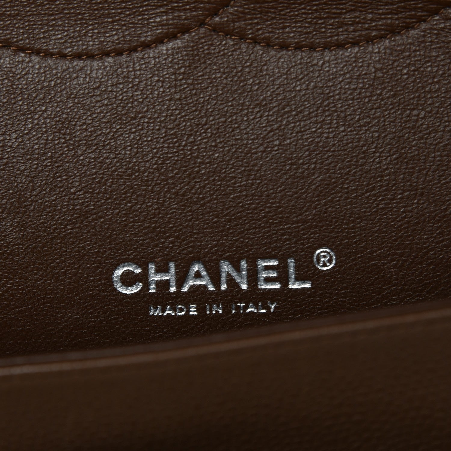 Chanel Caviar Quilted Maxi Double Flap Brown 6 of 9