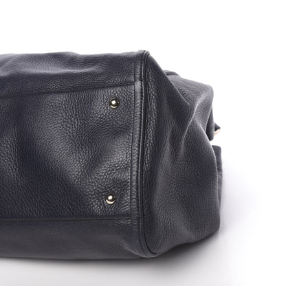 Gucci Pebbled Calfskin Large Soho Shoulder Bag Blue 10 of 10