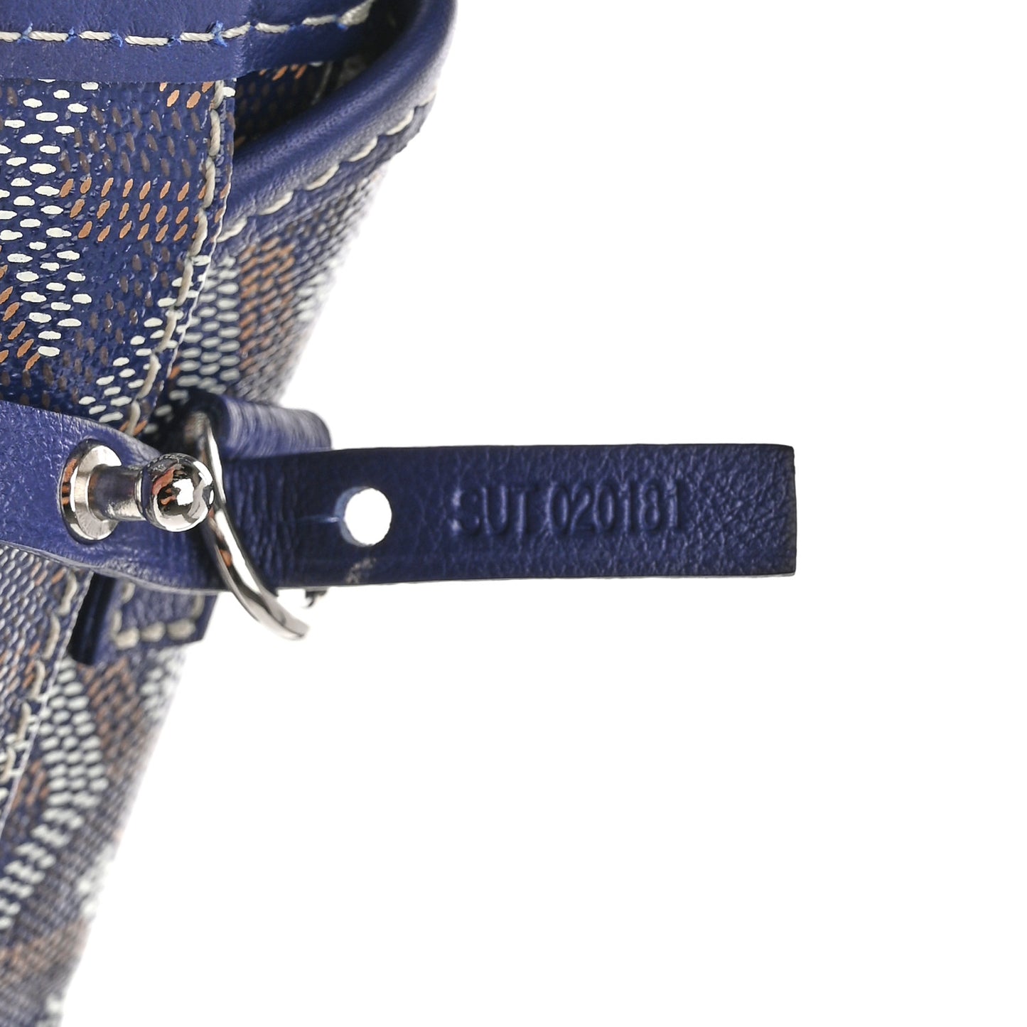 Goyardine Reversible Mini Anjou Navy