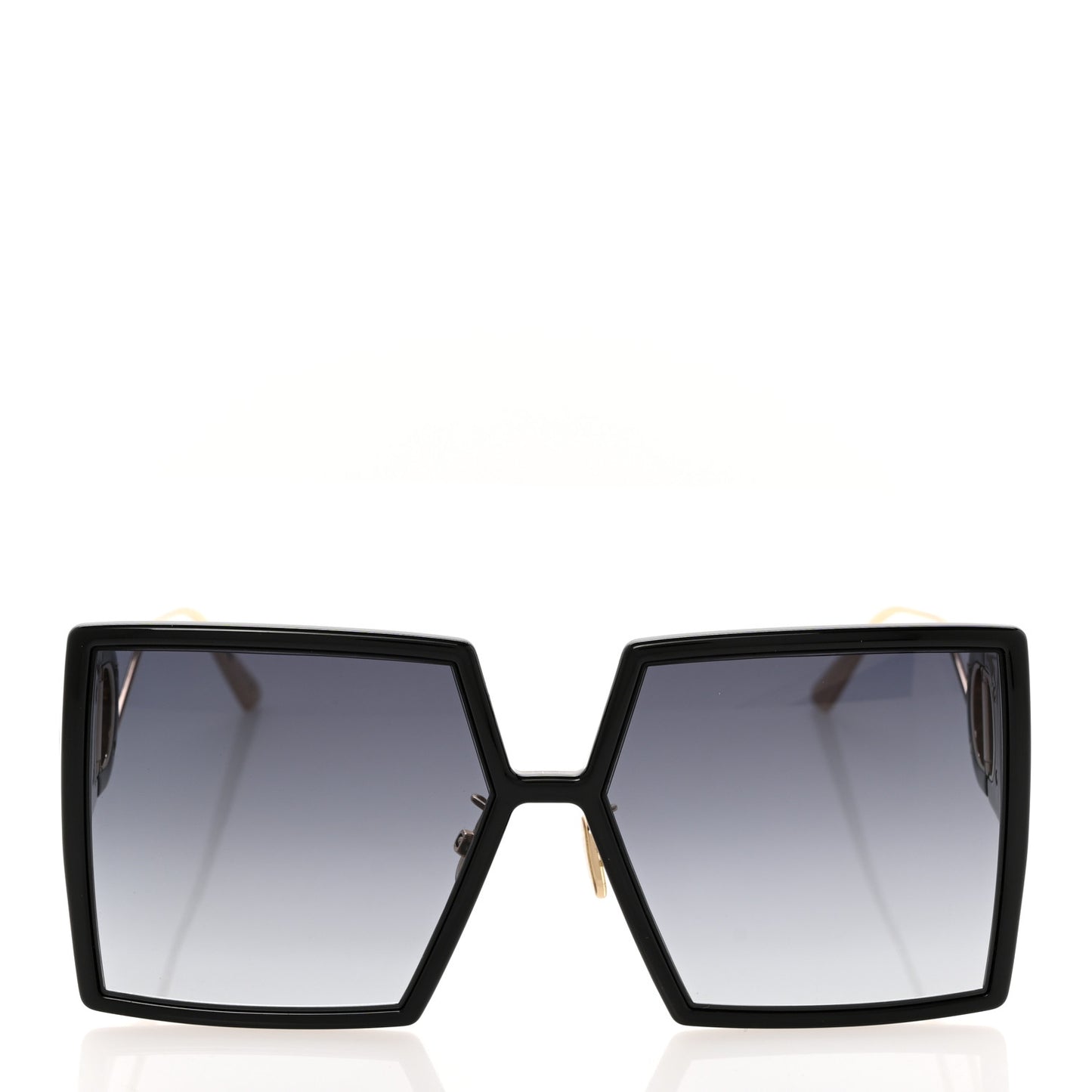 Square 30 Montaigne Sunglasses Black