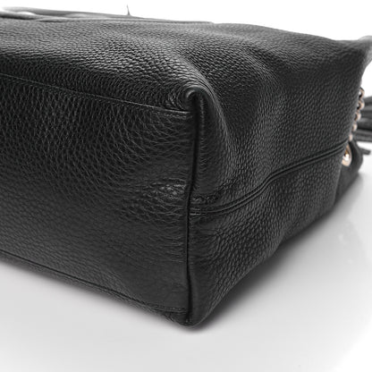 Gucci Pebbled Calfskin Medium Soho Chain Shoulder Bag Black 9 of 10
