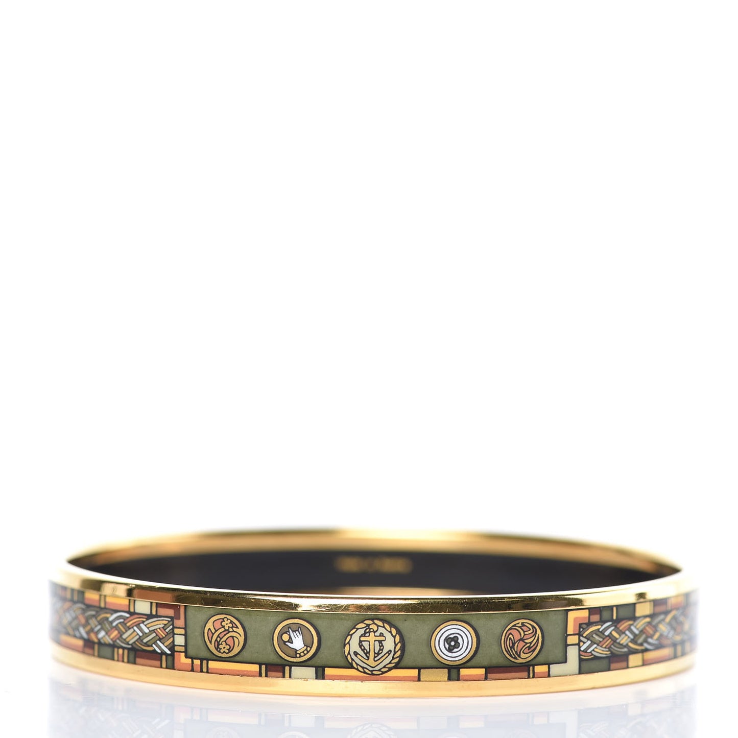 Enamel Printed Narrow Bracelet 70