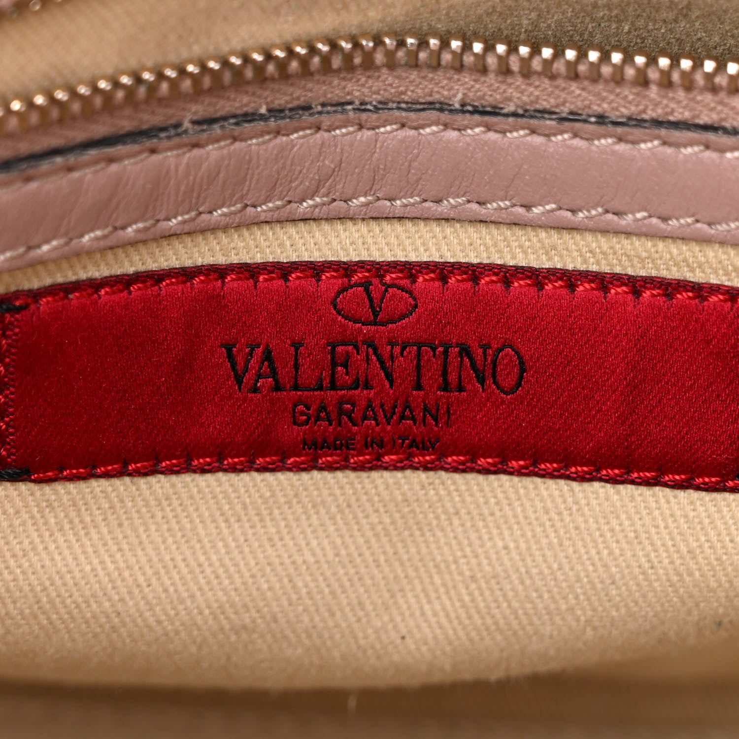 Valentino Garavani Vitello Small Rockstud Double Handle Tote Poudre 6 of 10