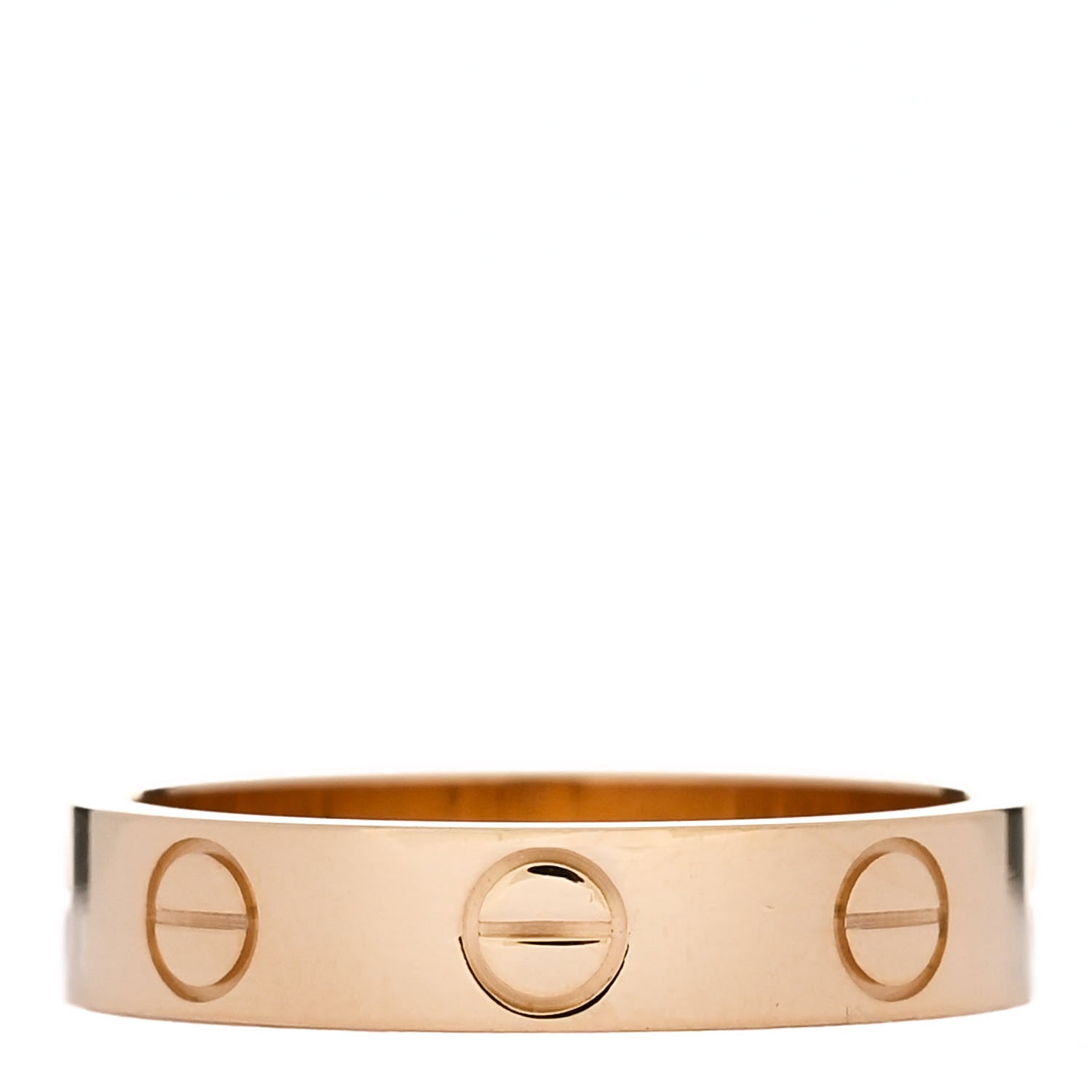 Cartier 18K Yellow Gold 3.5mm LOVE Wedding Band Ring 47 4 3 of 5