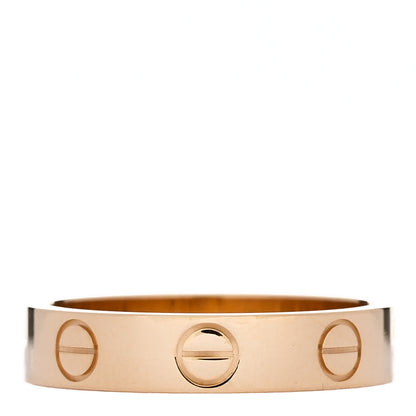 Cartier 18K Yellow Gold 3.5mm LOVE Wedding Band Ring 47 4 3 of 5