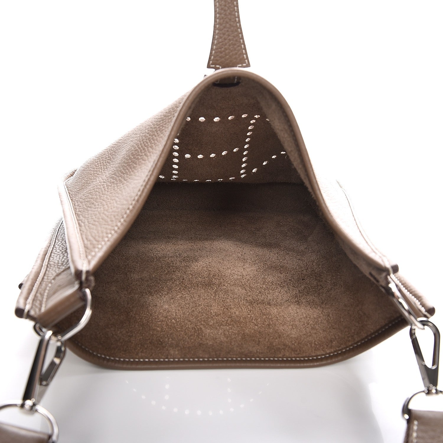 Hermes Taurillon Clemence Evelyne III PM Etoupe 5 of 13