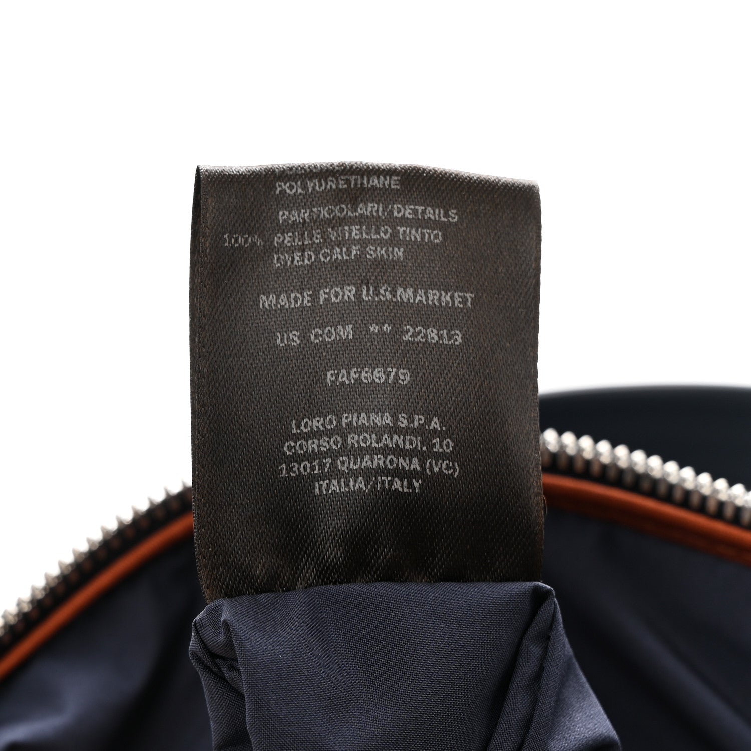 Loro Piana Nylon Voyager Wind Grande Duffle Bag Navy 7 of 10
