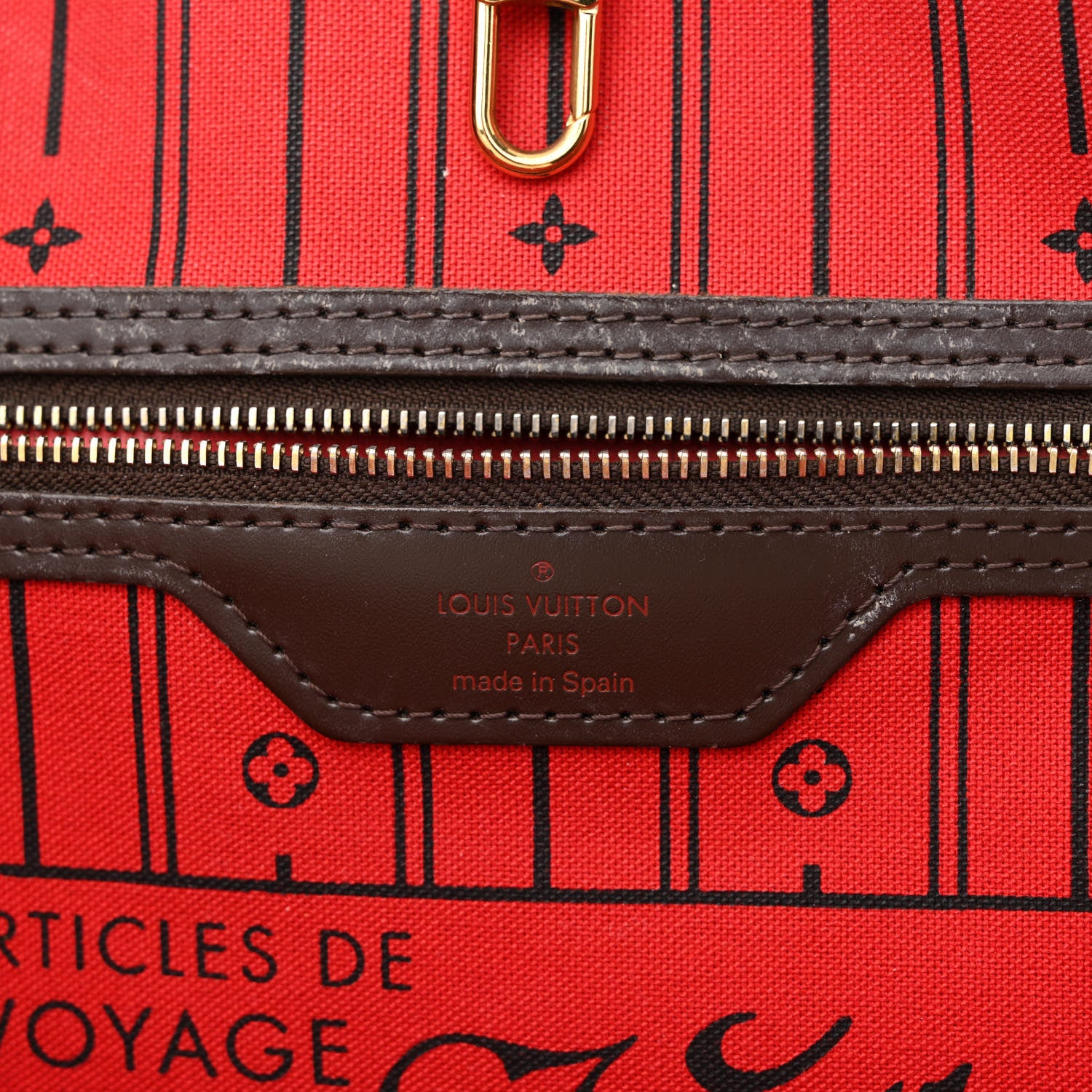 Louis Vuitton Damier Ebene Neverfull MM 6 of 10