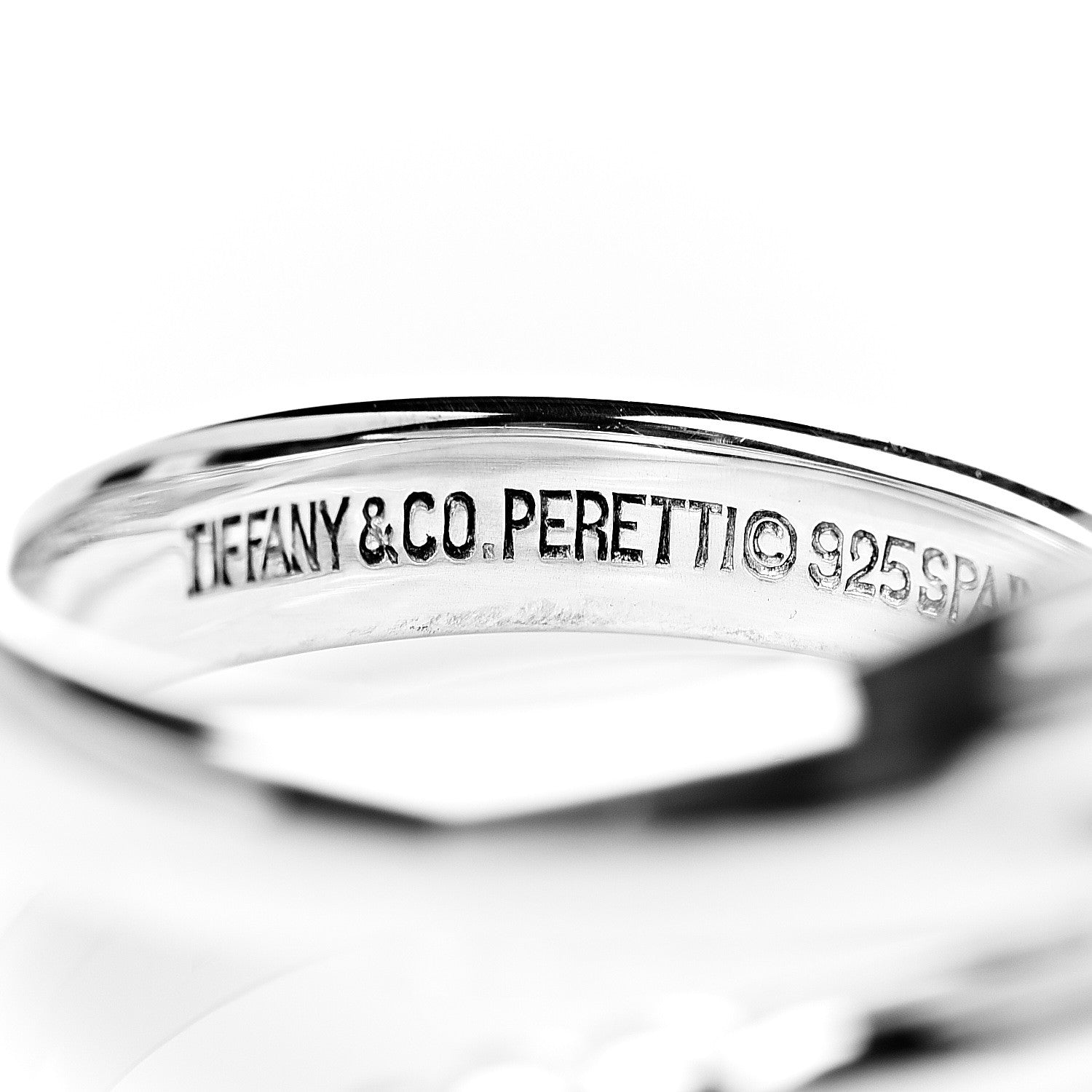 Tiffany Sterling Silver Elsa Peretti Snake Ring 51 5.75 5 of 5