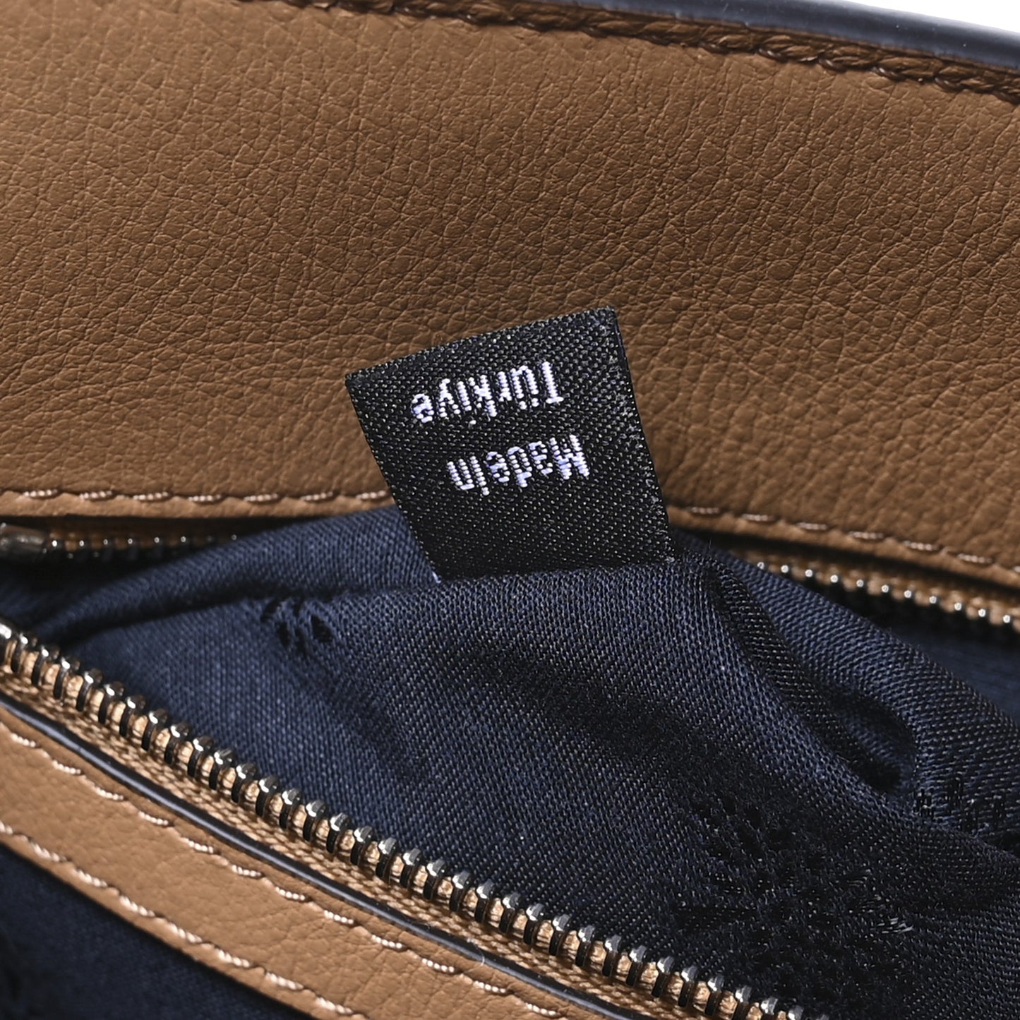 Silky Calfskin Small Islington Sable