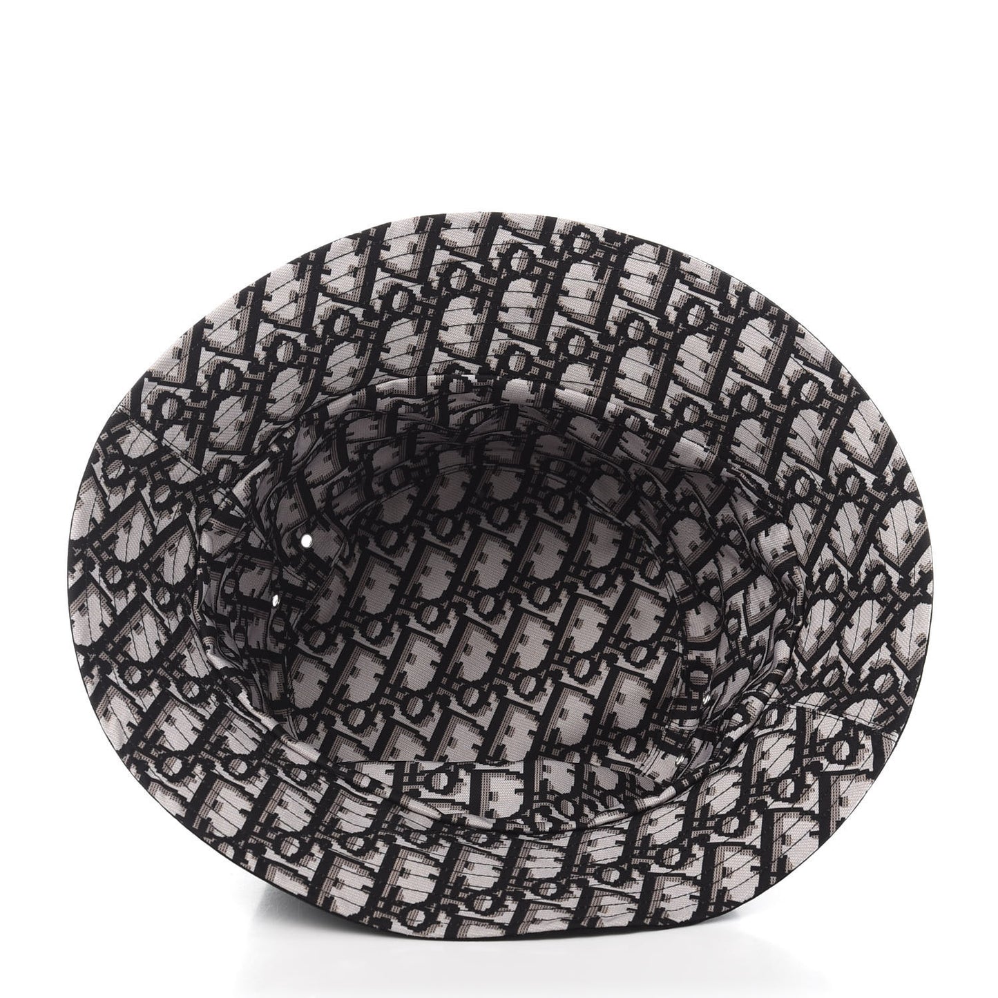 Polyester Cotton Oblique Teddy-D Brim Bucket Hat 58 Black