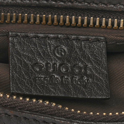Gucci Deerskin Medium Bamboo Cosmetic Case Dark Brown 6 of 7