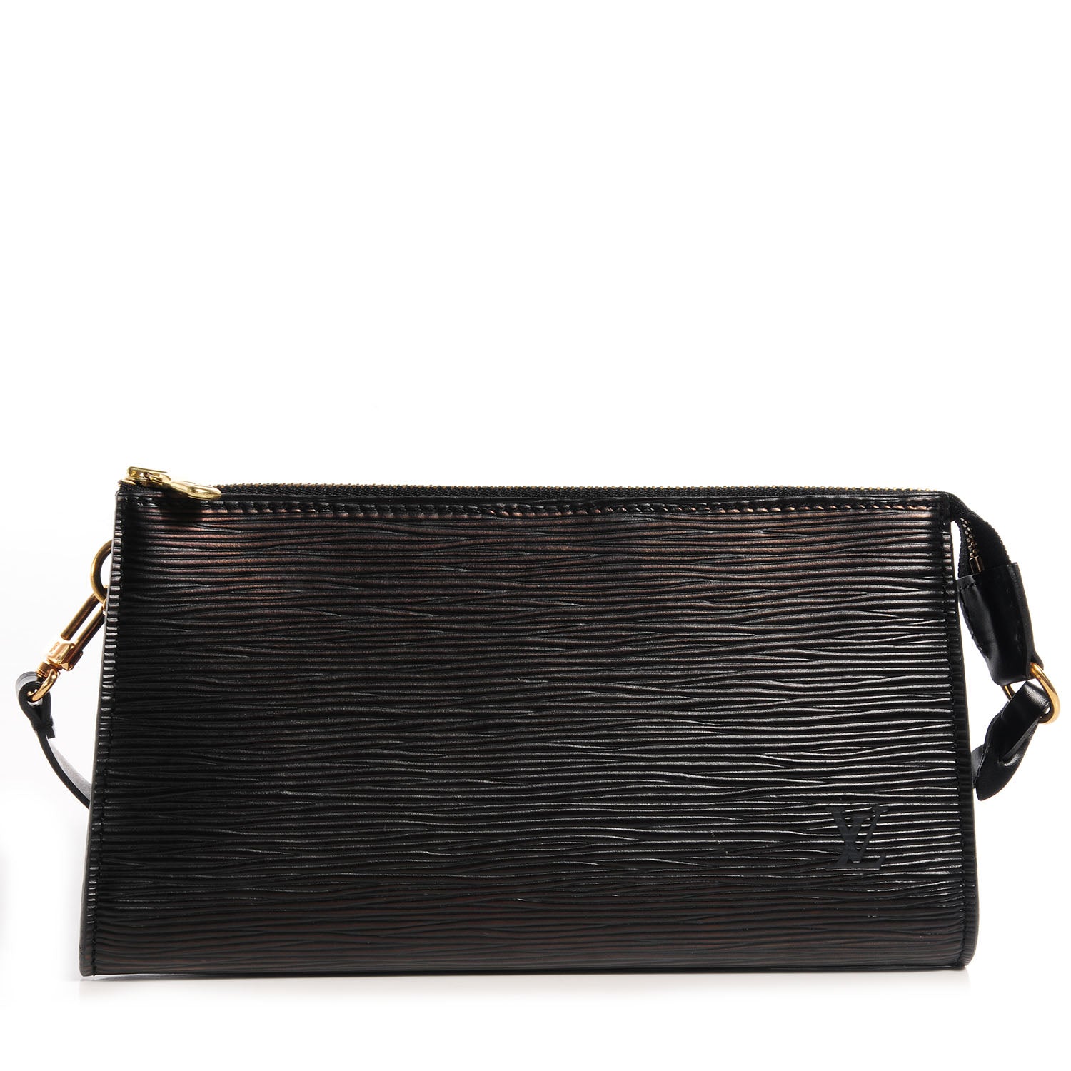 Louis Vuitton Epi Pochette Accessories 21 Black 1 of 7